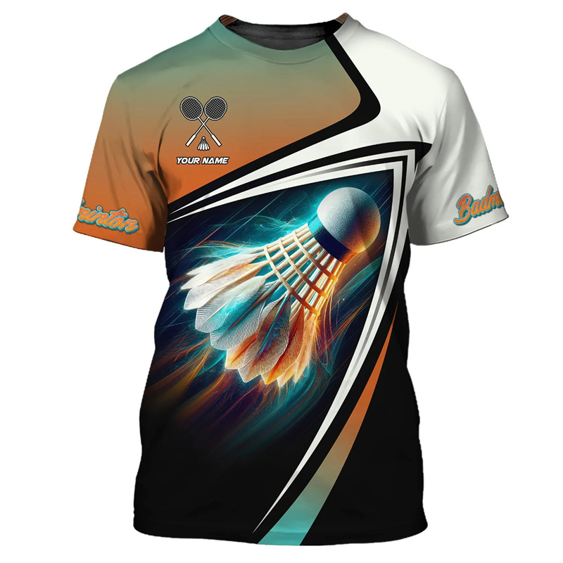 الريشة الرياضة تي شيرت ملابس ل - مراجعة Badminton Lovers وسعره
